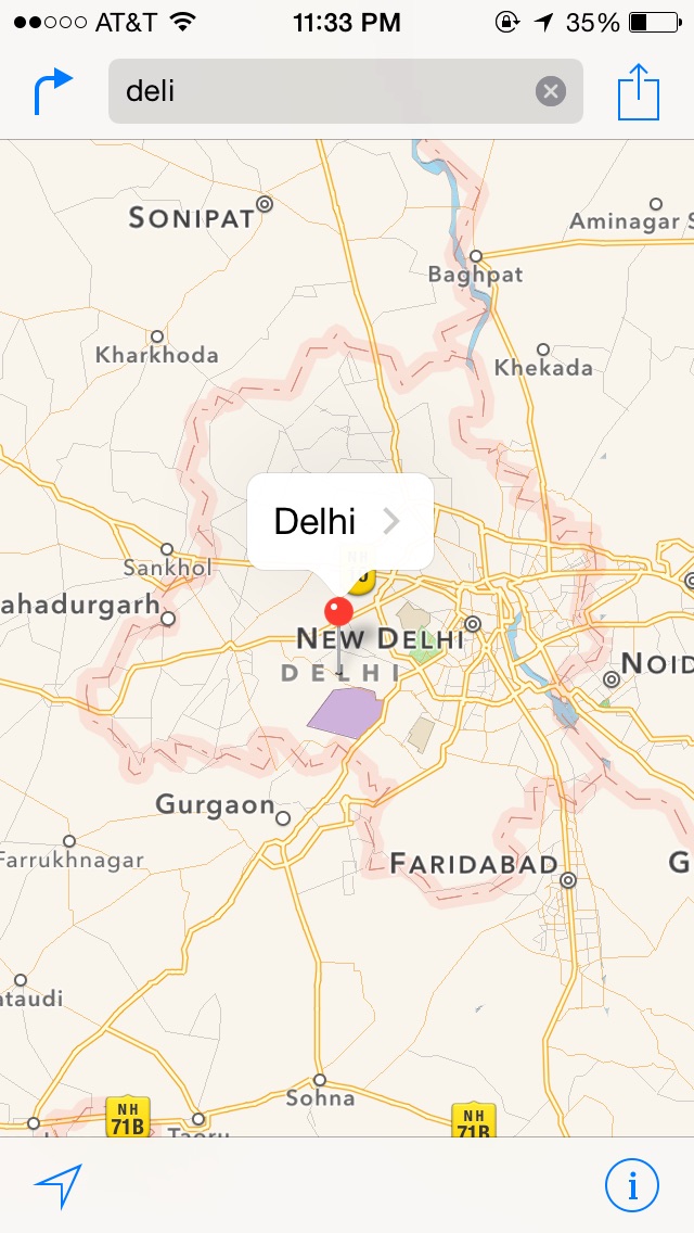 deli is not Delhi