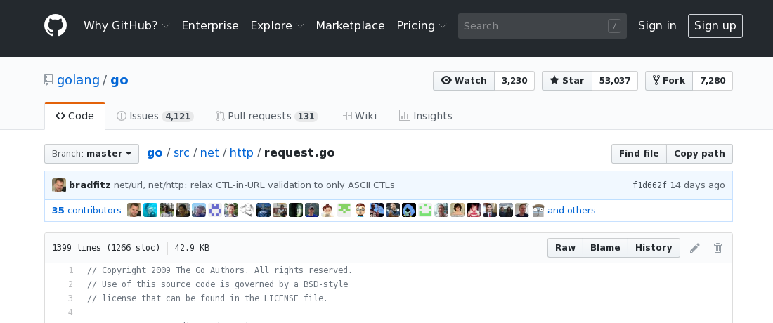 github file view