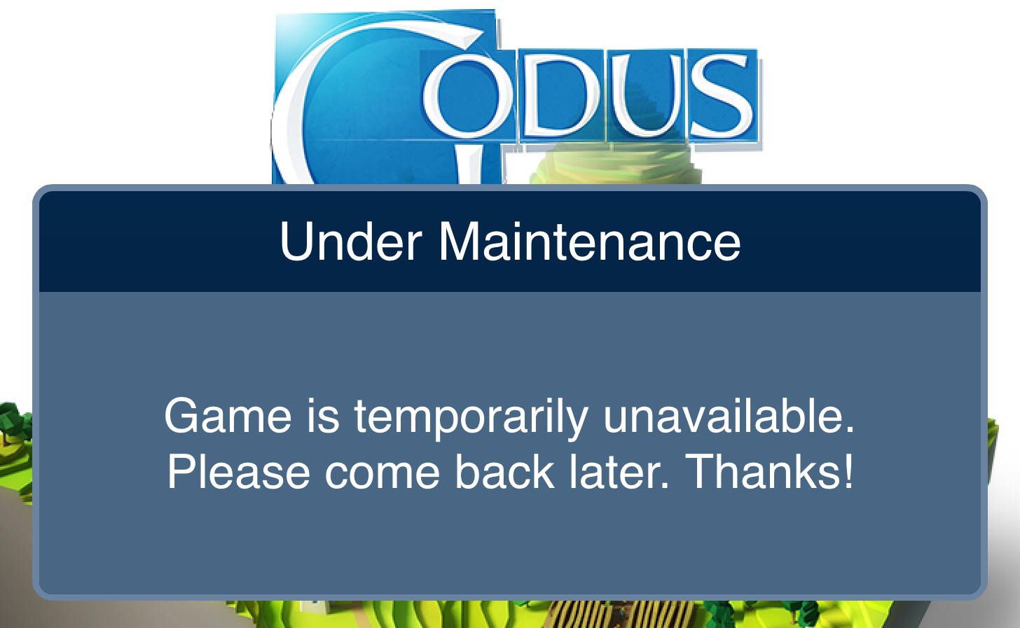 godus maintenance